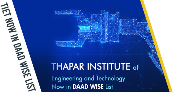 TIET now in DAAD WISE list