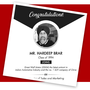 Mr Harpreet Brar as Director of Sales and Marketing at Great Wall