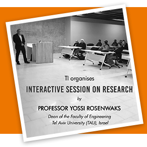 Interactive session on research by Prof Yosi Rosenwaks