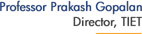 Prof. Prakash Gopalan, Director, TIET